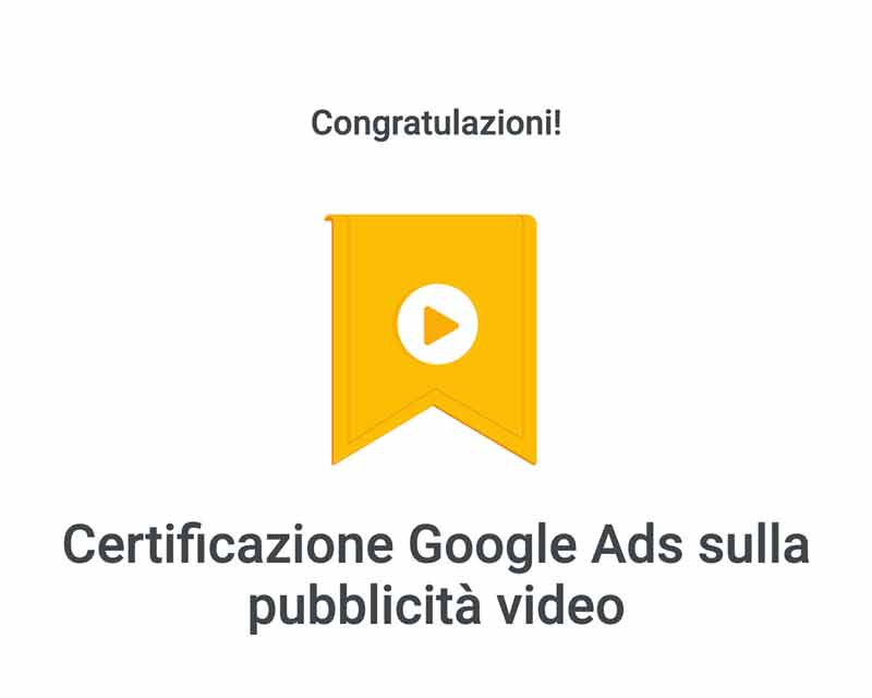 certificazione video google fuel lab
